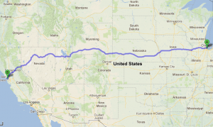 Chicago to SF